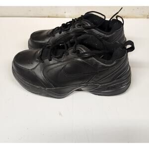 Nike Shoes Mens 10 4E Air Monarch IV Sneakers  Black Leather
